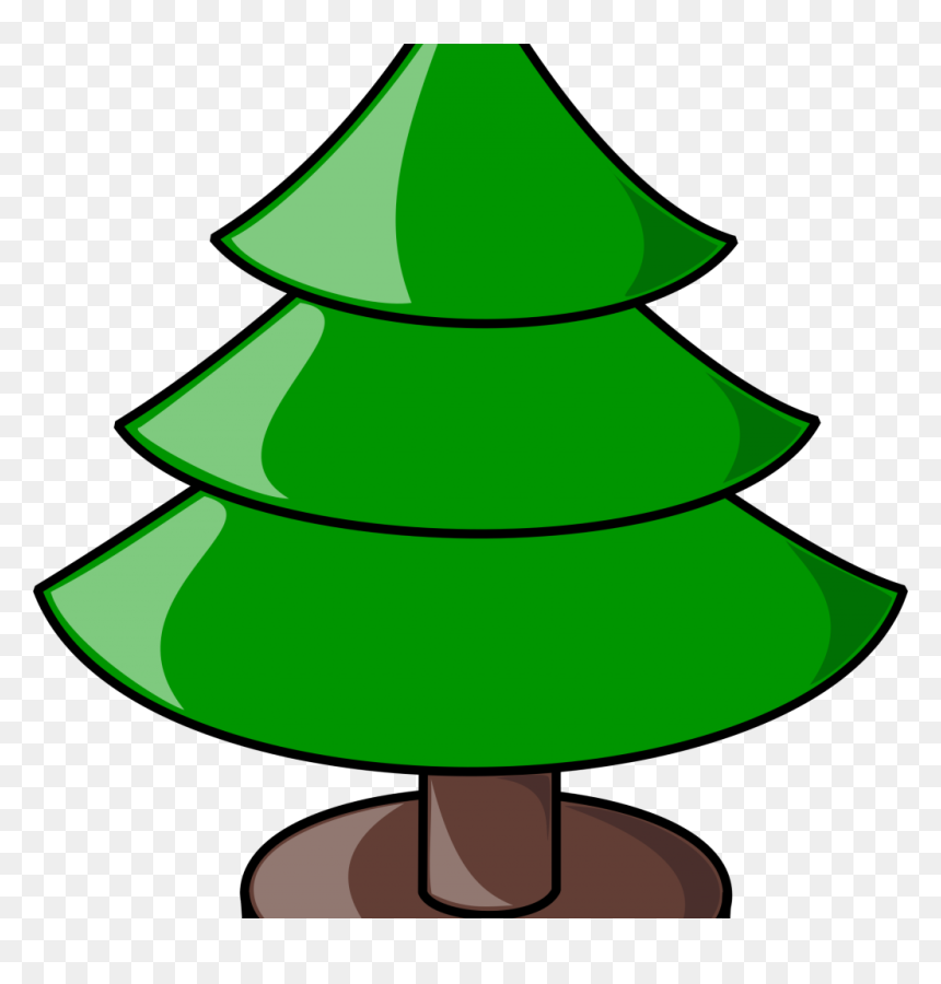 Fir Tree Clipart Bare - Christmas Tree Not Decorated, HD Png Download - bare trees png