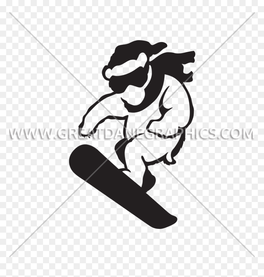 Polar Bear Production Ready Artwork For T - Kickflip, HD Png Download - snowboarding png
