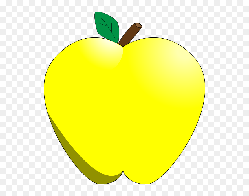 Clipart Yellow Apples Svg, HD Png Download - apples clipart png