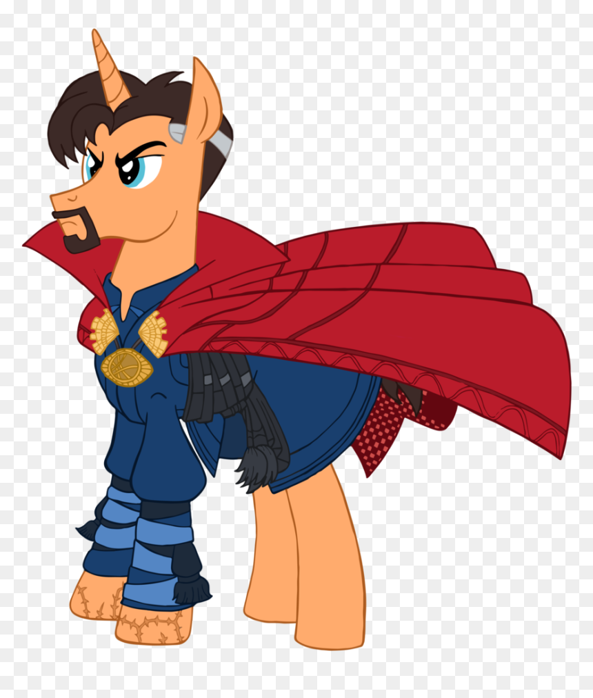 Clipart Transparent Artist Edcom Jmkplover Cloak Of - Doctor Strange My Little Pony, HD Png Download - doctor cartoon png