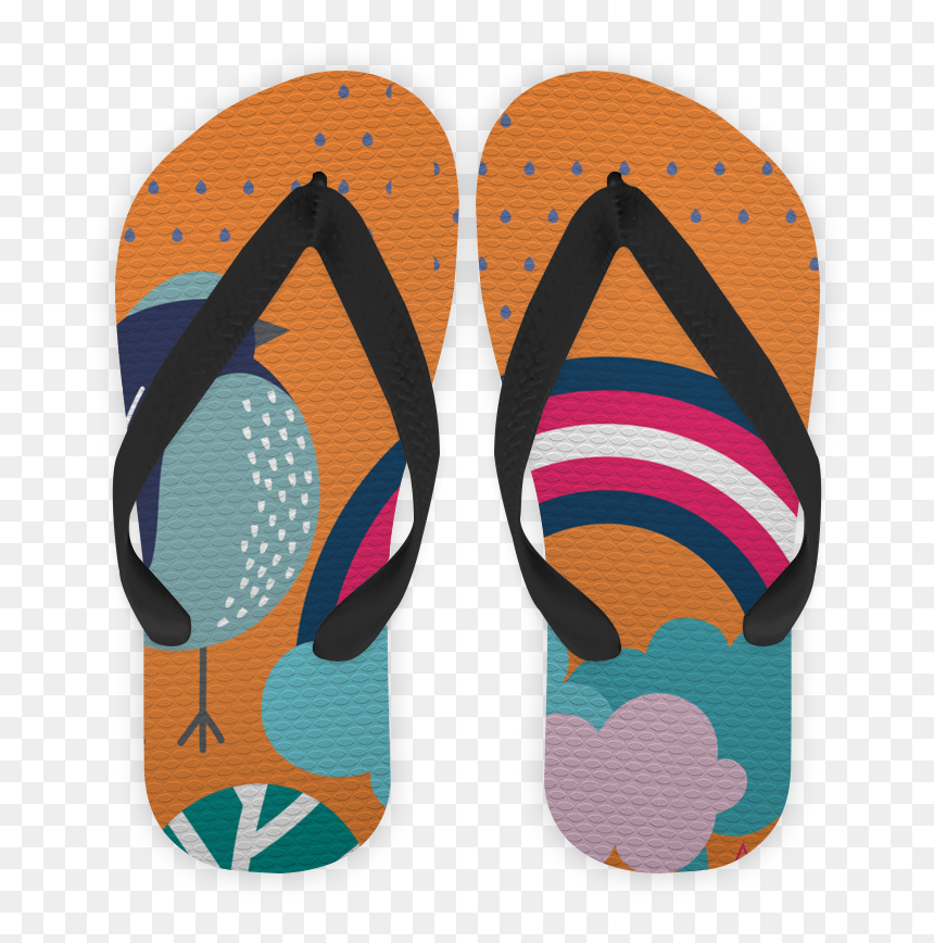 Chinelo Passarinho De Karla Swedenna - Flip-flops, HD Png Download - passarinho png
