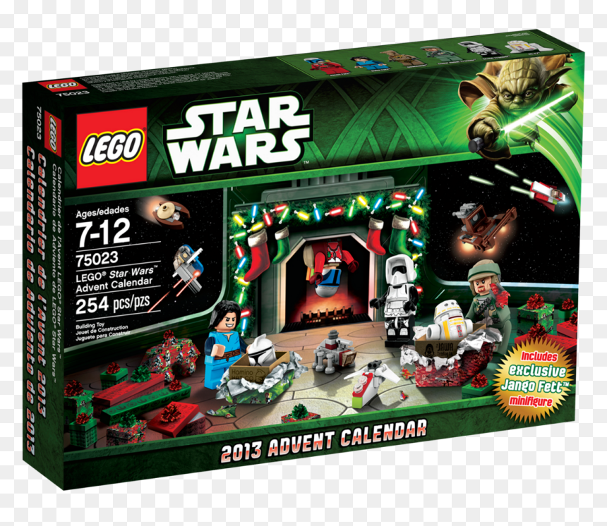 Lego Advent Calendar 2013, HD Png Download - boba fett png
