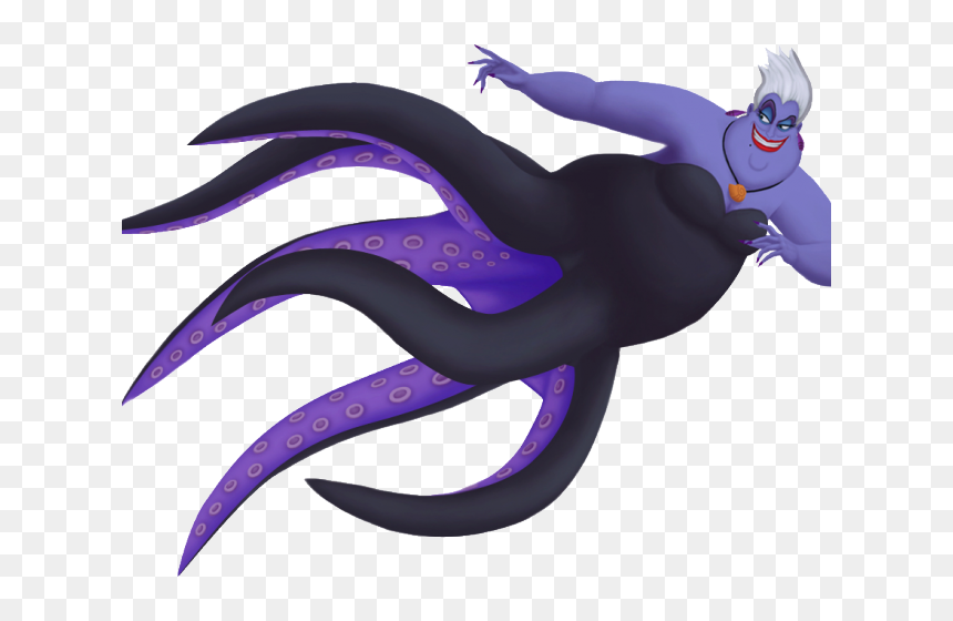 Ursula Kingdom Hearts, HD Png Download - tentacle png