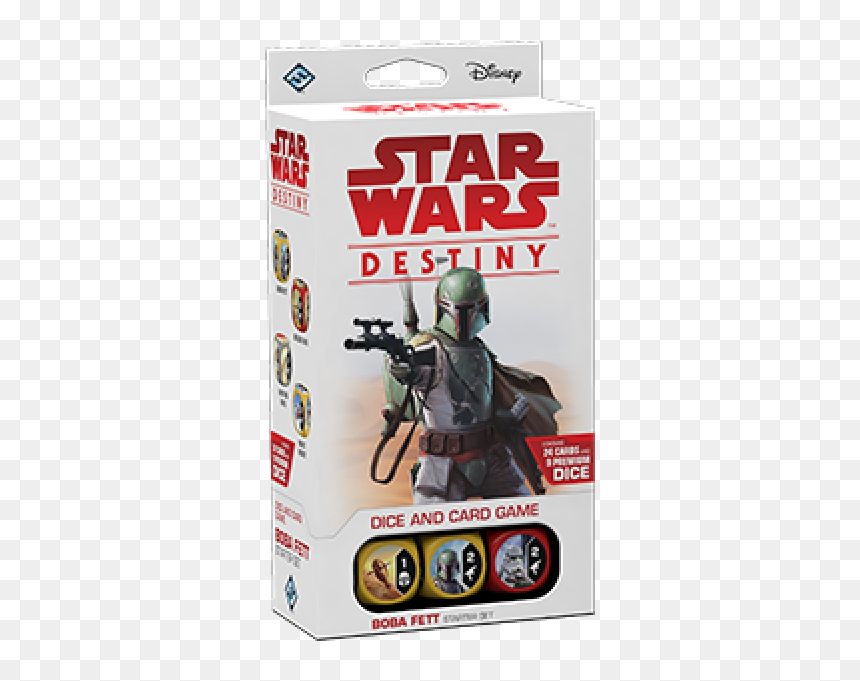 Star Wars Destiny Boba Fett Starter Set, HD Png Download - boba fett png