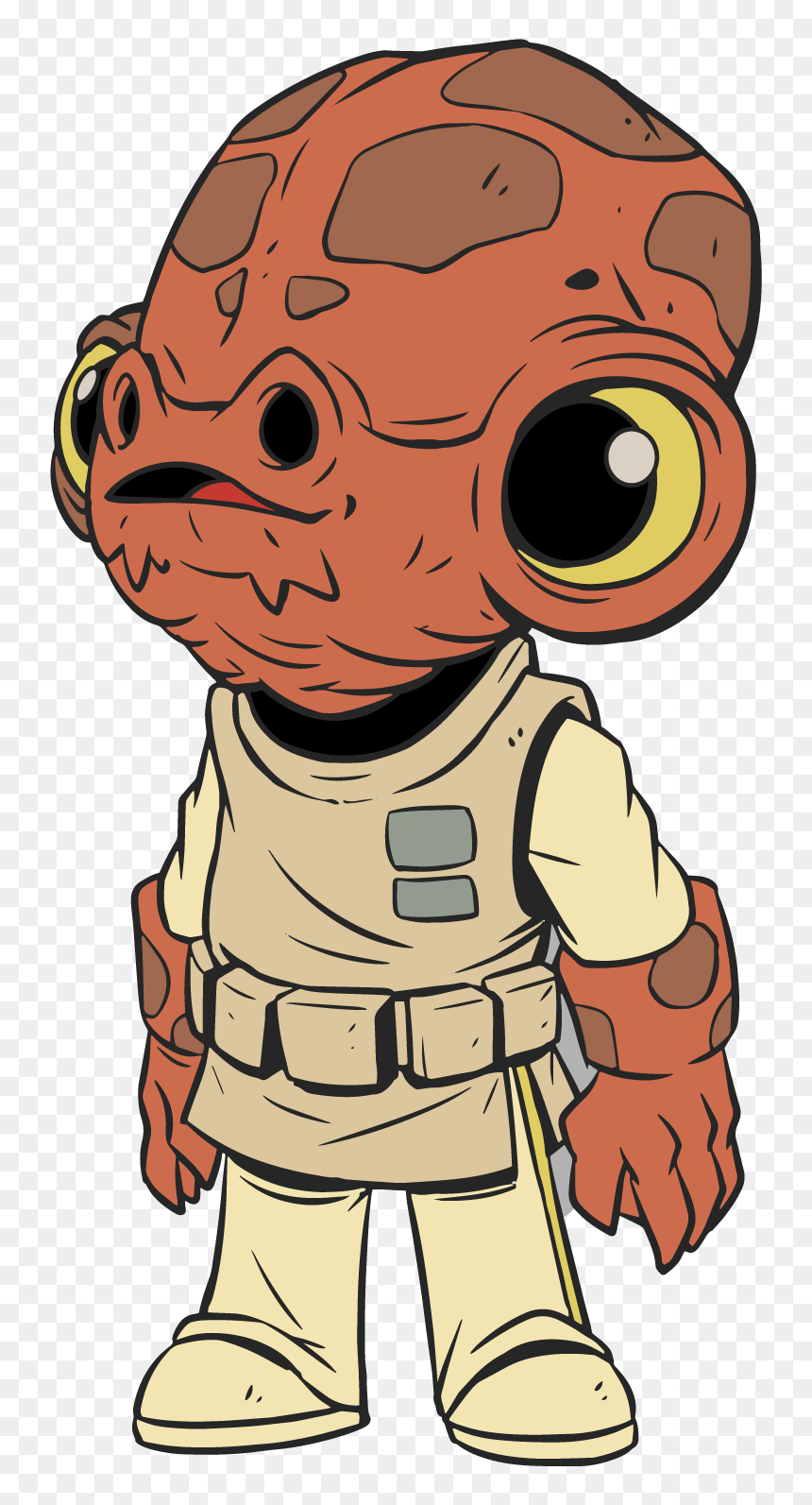 Admiral Ackbar Clip Art, HD Png Download - chewbacca png