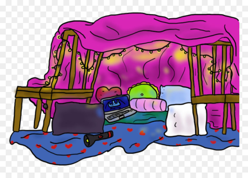 Blanket Fort Png, Transparent Png - blanket png