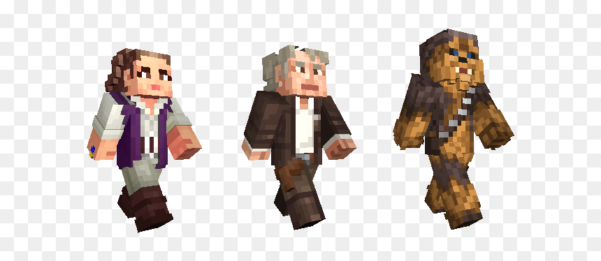 Jedi Minecraft Skin, HD Png Download - chewbacca png