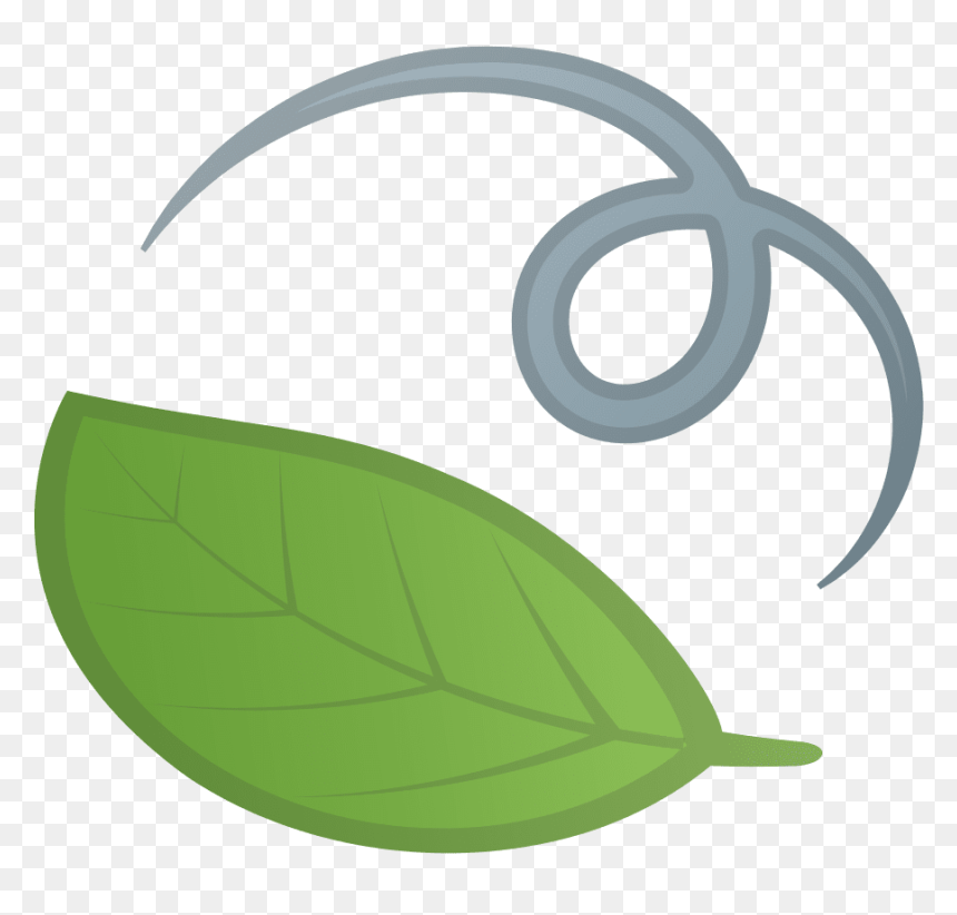 Emoji De Hojita, HD Png Download - falling leaves png
