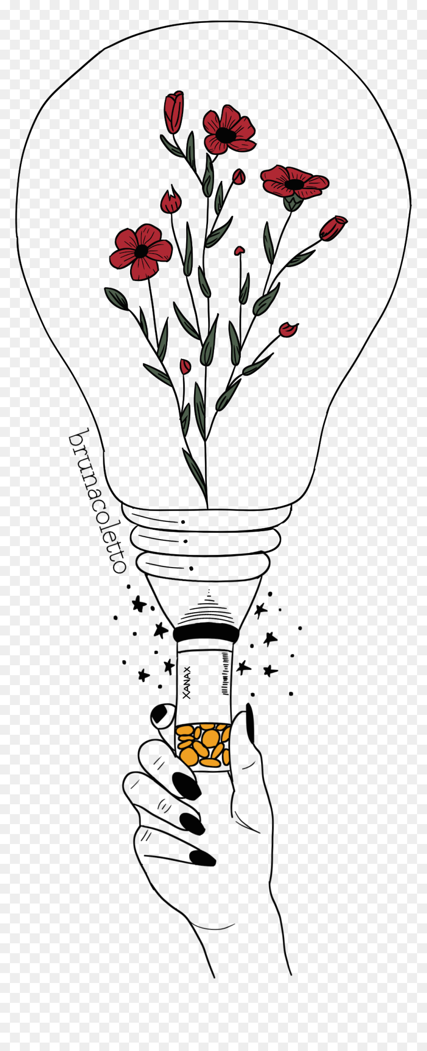 Drawing, HD Png Download - xanax png