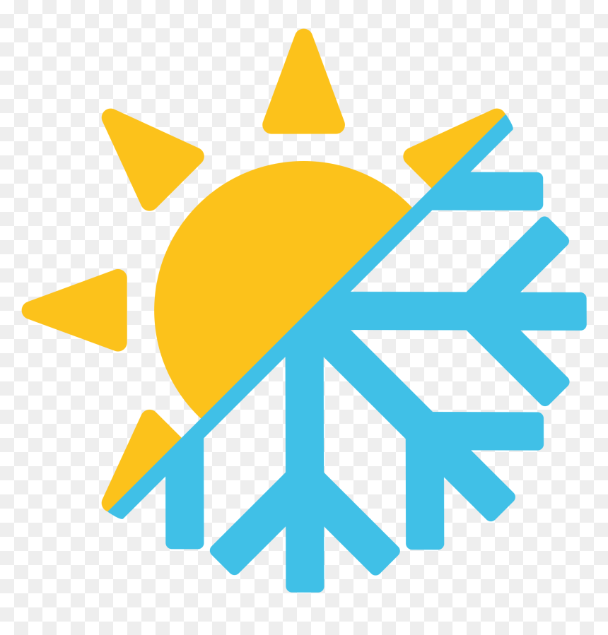 Simbolo Frio En Aire Acondicionado, HD Png Download - sun emoji png