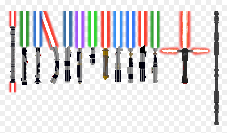 Star Wars Light Sabers, HD Png Download - red lightsaber png