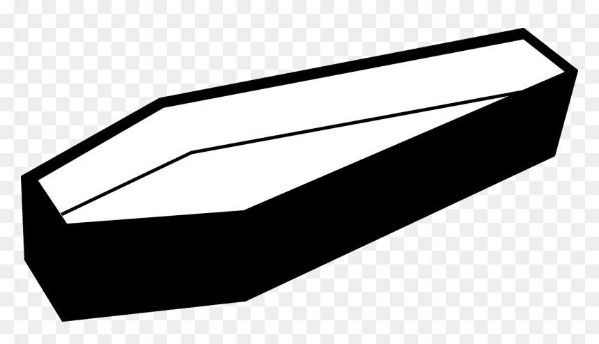 Black And White Coffin, HD Png Download - coffin png