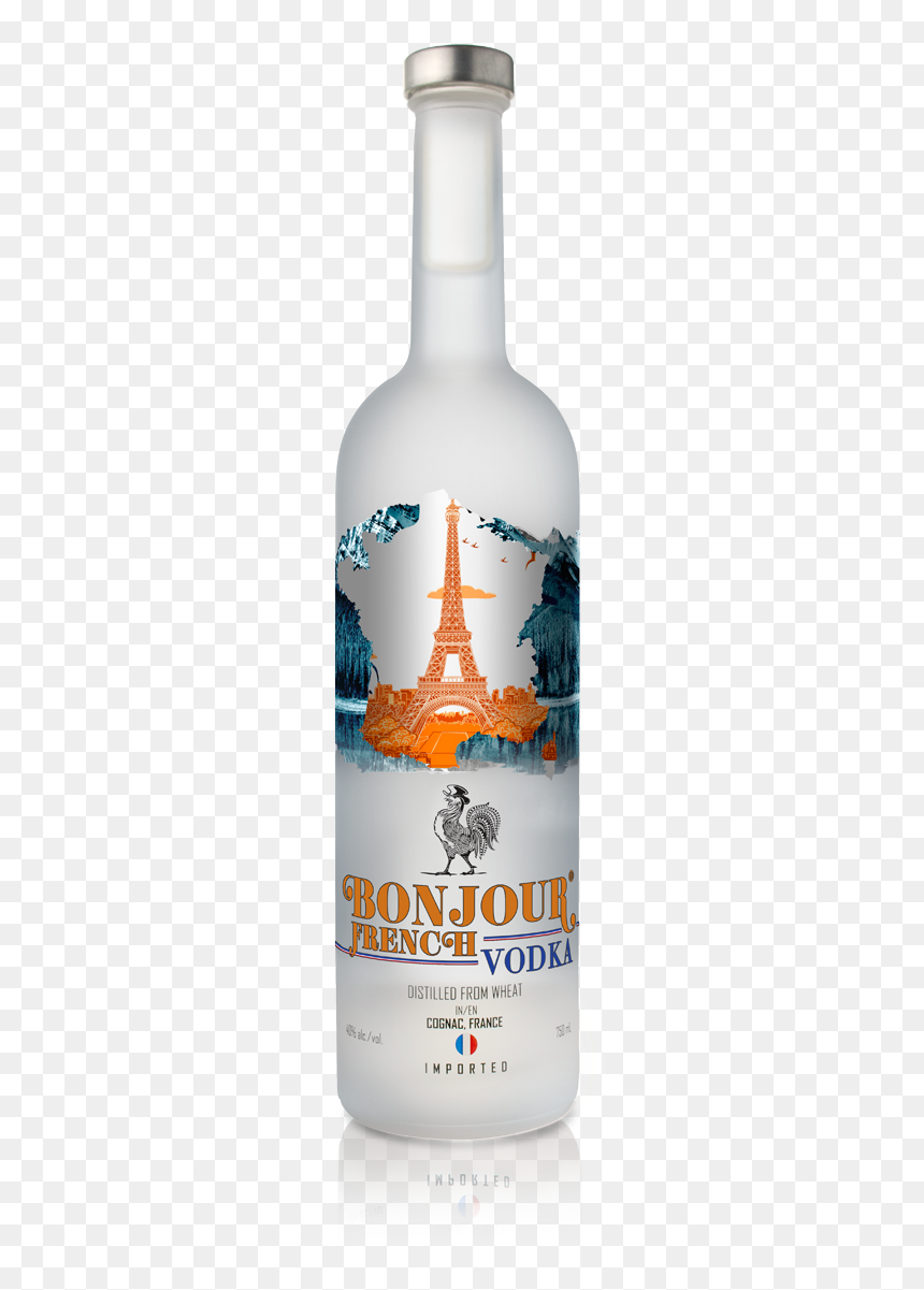 Bonjour French Vodka, HD Png Download - vodka png