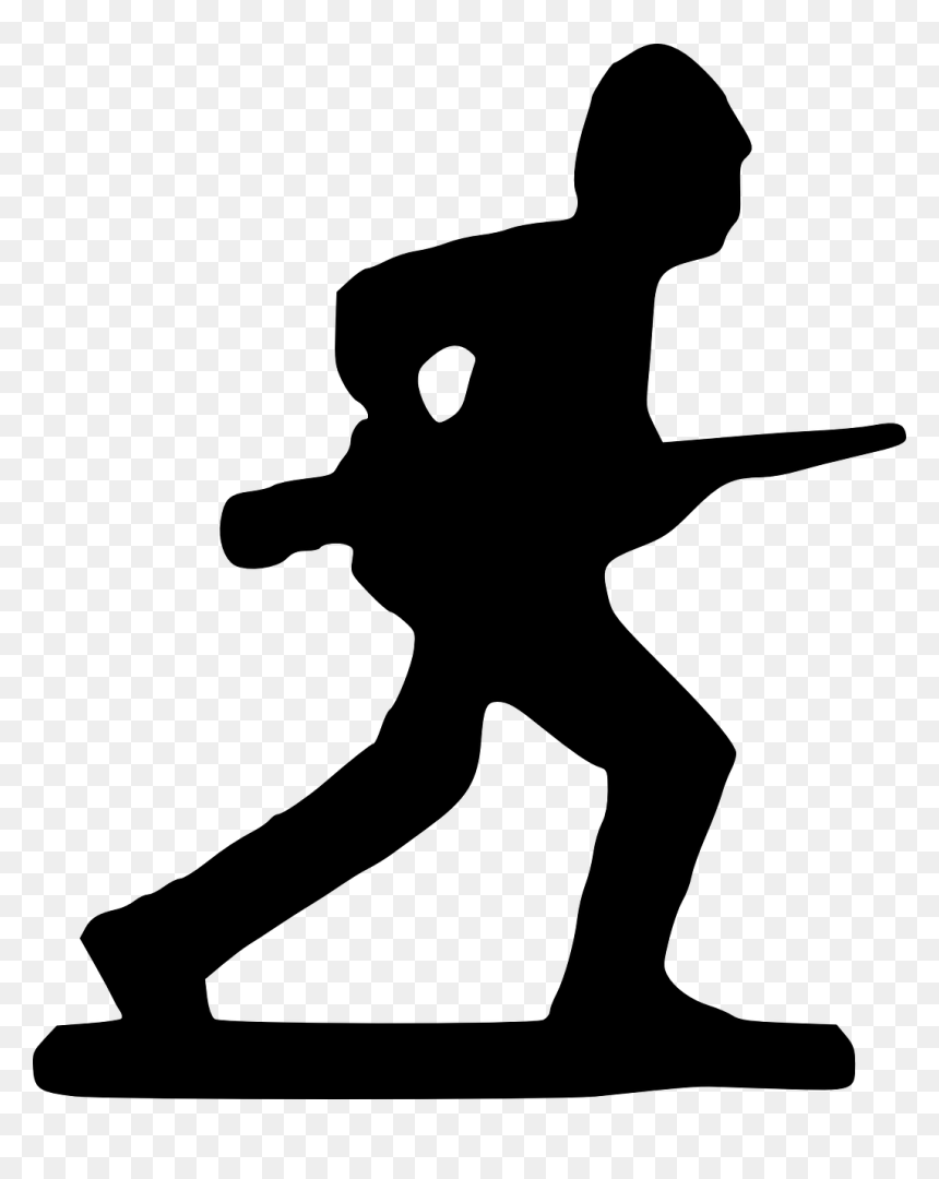 Outline Of Soldier Ww1, HD Png Download - soldier silhouette png