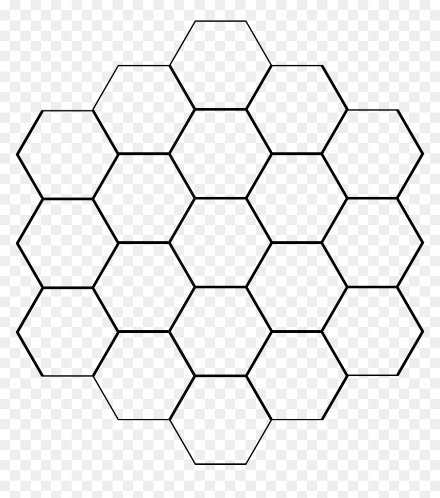 Line Art, HD Png Download - honeycomb png