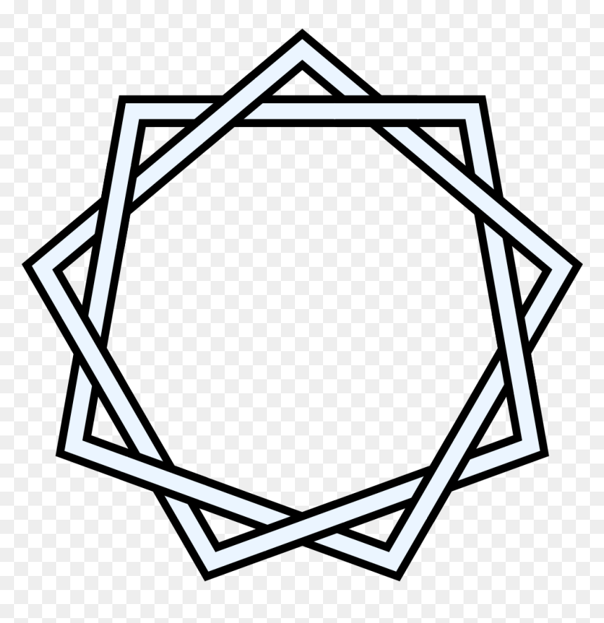Tribal Viking Tattoo Detailed, HD Png Download - star outline png