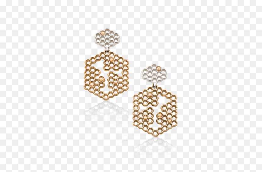 Earring, HD Png Download - honeycomb png