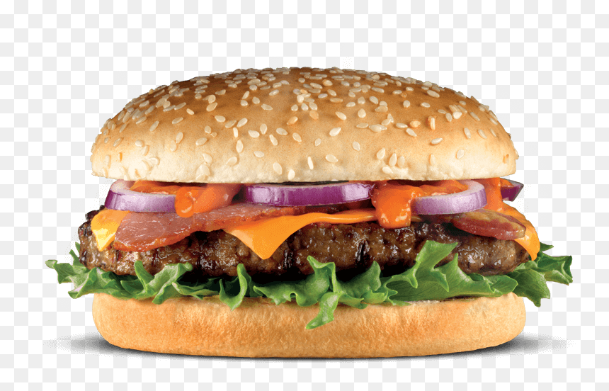 Jack In The Box Blt Cheeseburger, HD Png Download - cheeseburger png