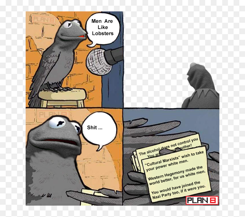Stand Up Crow Comic, HD Png Download - kermit png