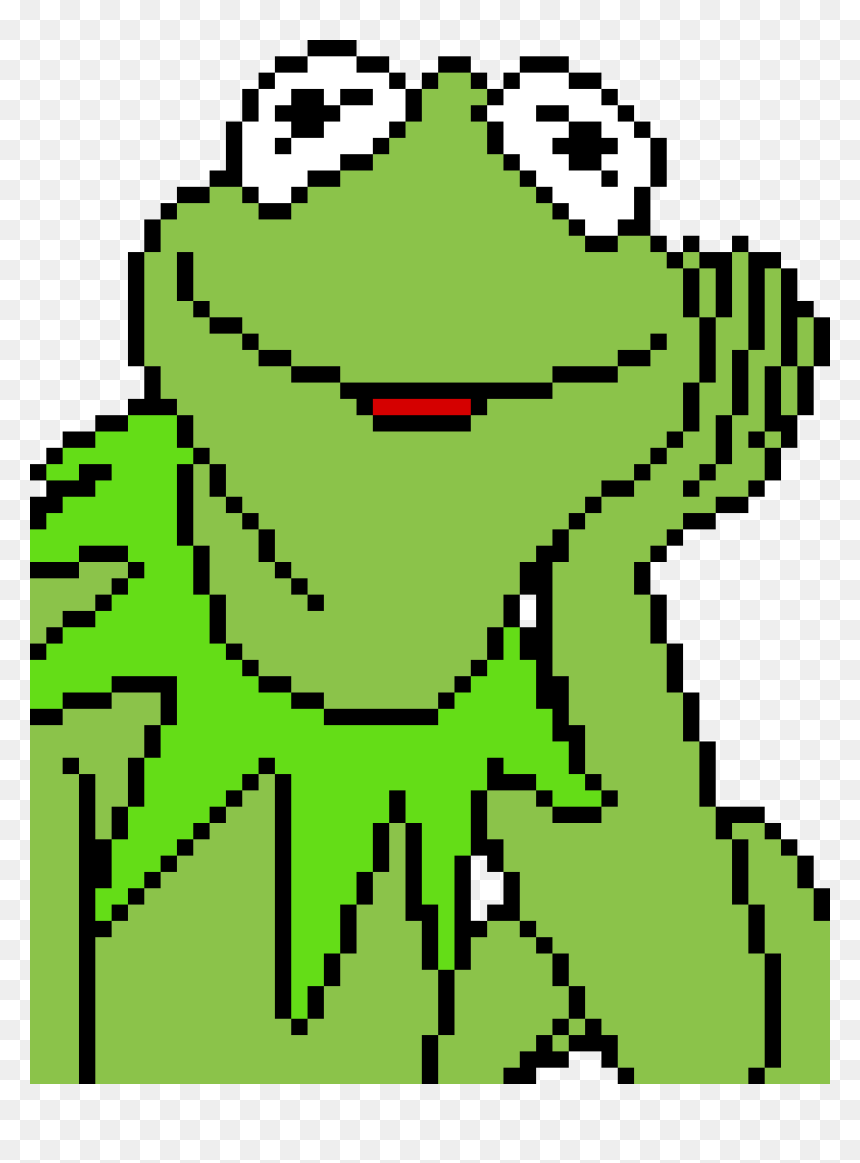 Amazing Pixel Art Graph, HD Png Download - kermit png