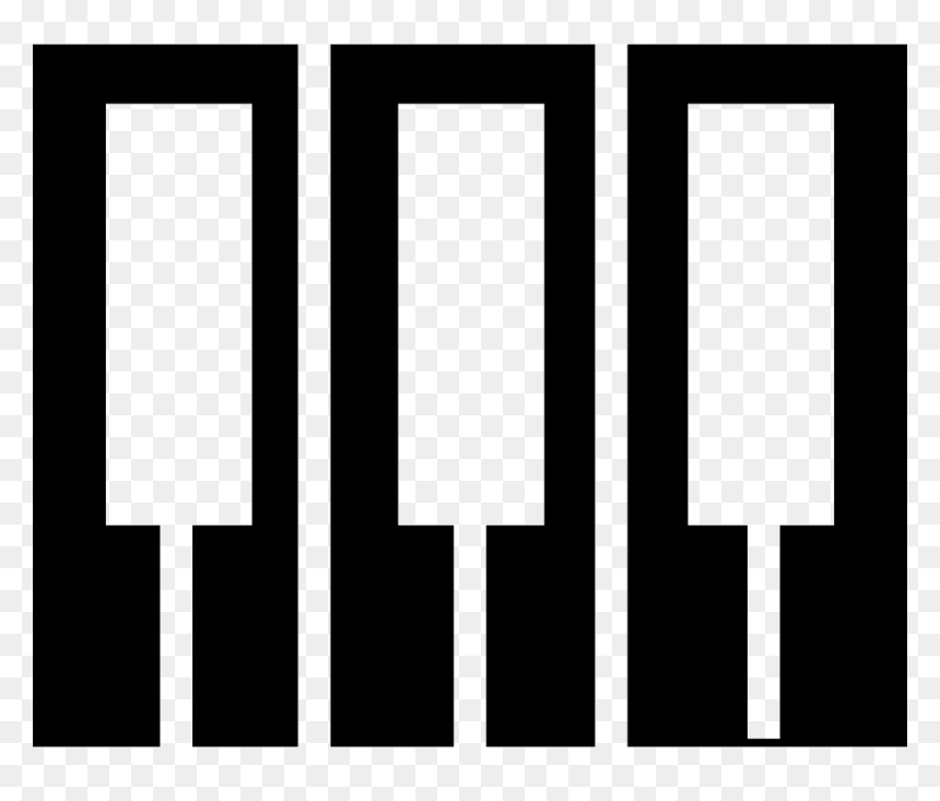 Piano Keys Icon Png, Transparent Png - keys png