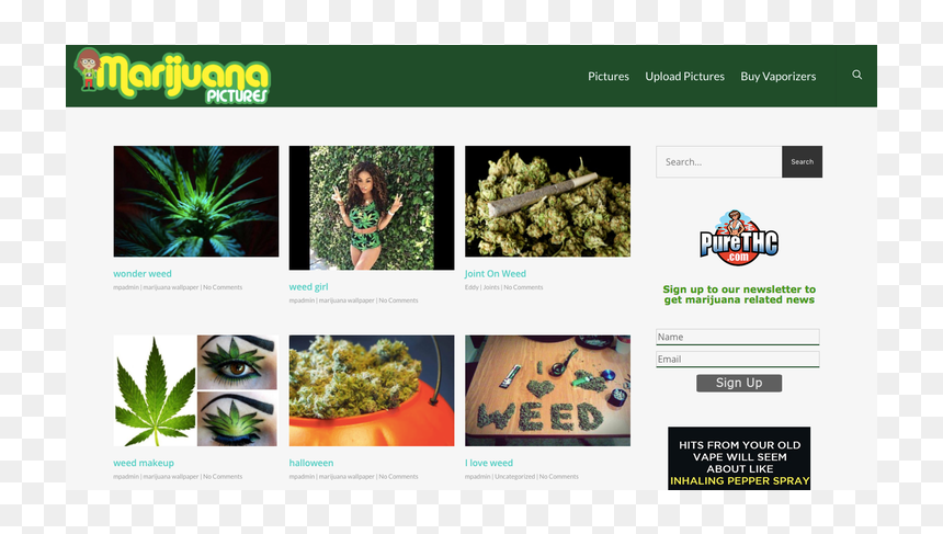 Pure Thc, HD Png Download - weed joint png