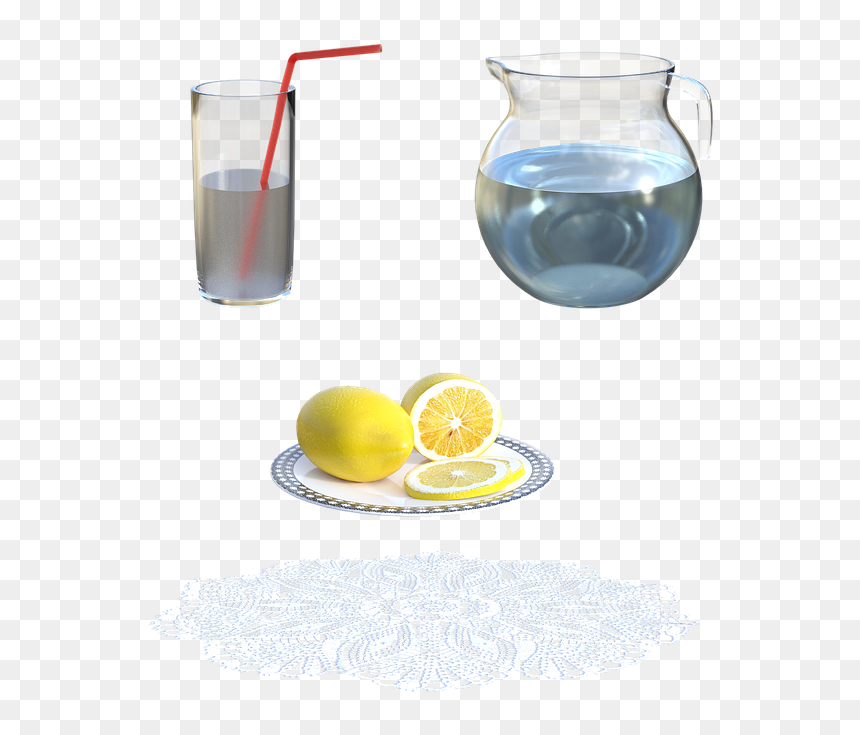 Glass Of Water Citrus Png, Transparent Png - glass of water png