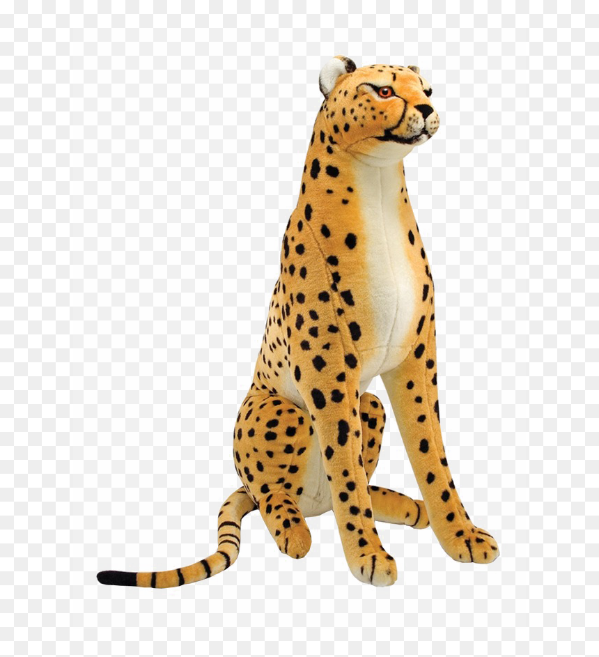 Giant Cheetah Stuffed Animal, HD Png Download - cheetah png