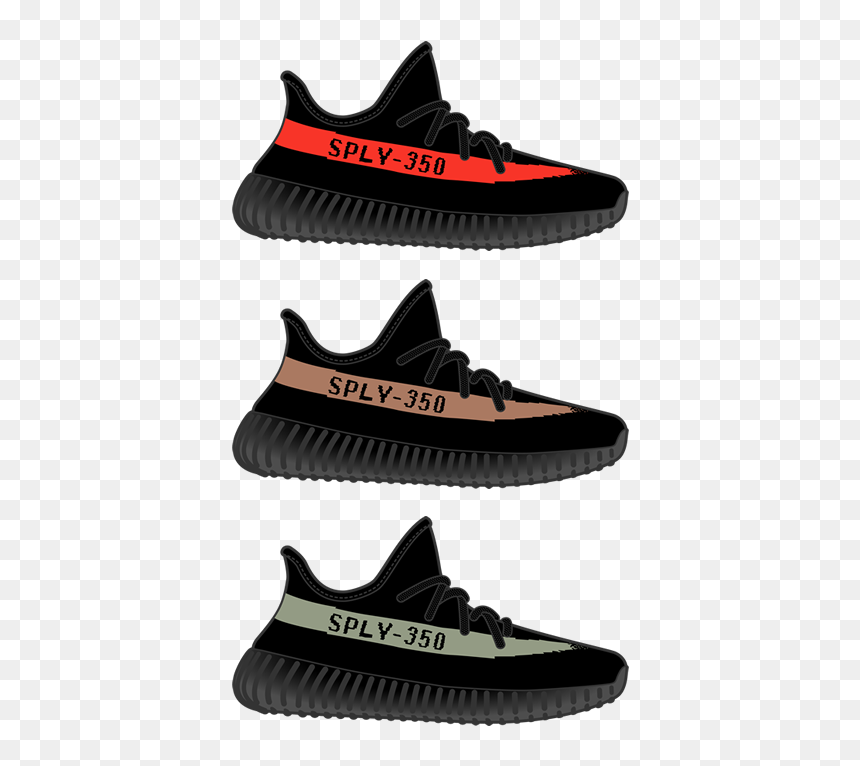 Running Shoe, HD Png Download - yeezy png