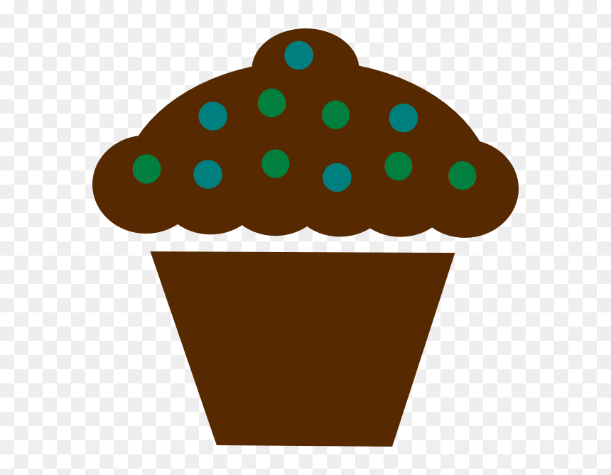 Polka Dot Cupcake Clip Art, HD Png Download - polka dots png