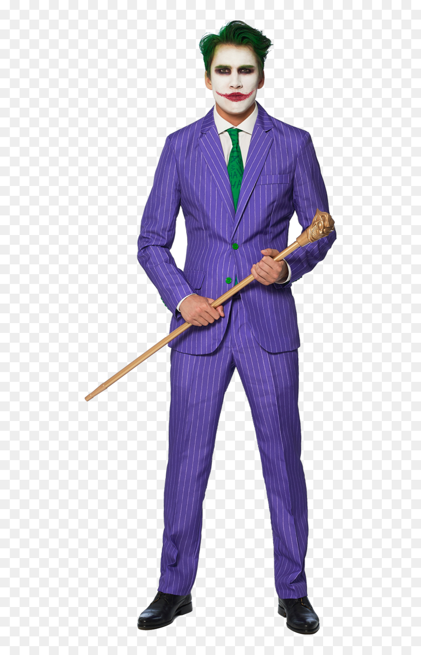 The Joker Suitmeister - Costume Joker, HD Png Download - joker face paint png