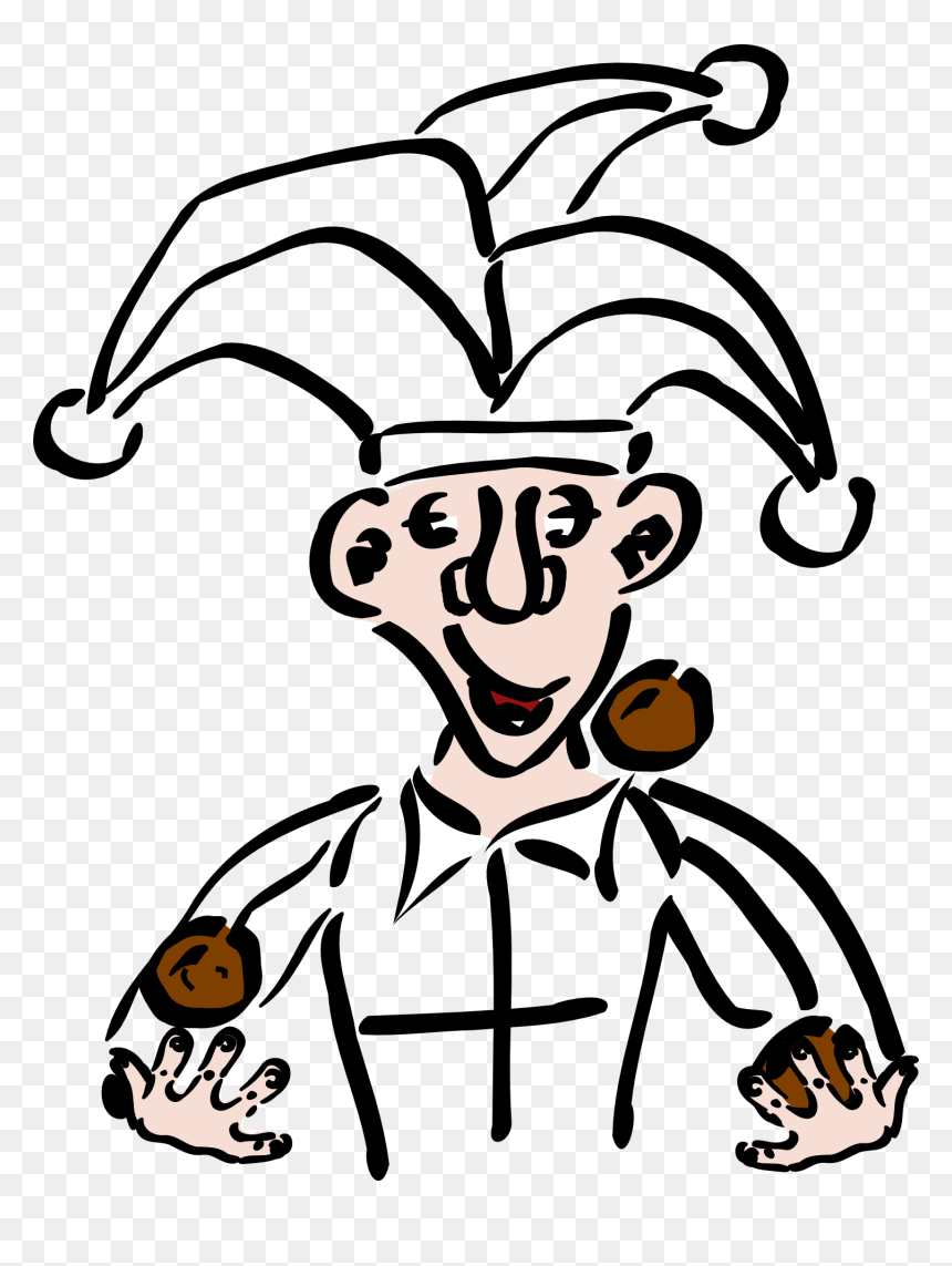 Medieval Times Cartoon Art, HD Png Download - joker face paint png
