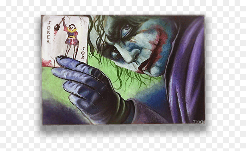 Joker - Jyothee Murali Art, HD Png Download - joker face paint png
