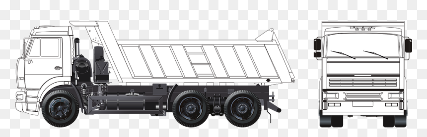 ภาพ วาด รถ บรรทุก, HD Png Download - camion de carga png
