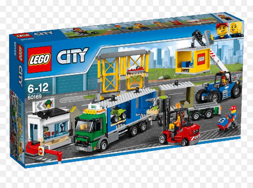 Lego City Cargo Terminal 60169, HD Png Download - camion de carga png