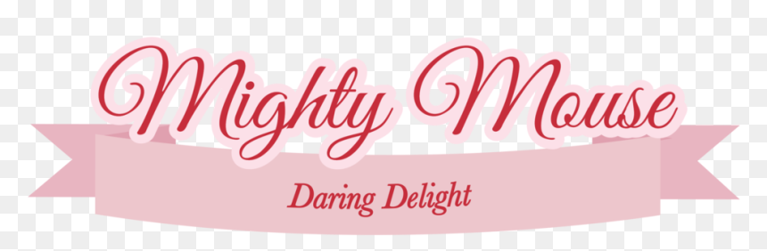 Mighty-mouse - Calligraphy, HD Png Download - mighty mouse png