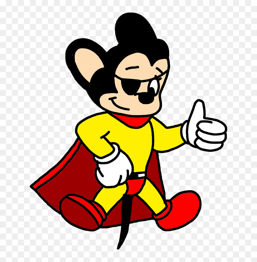 Mice Clipart Halloween - Cartoon, HD Png Download - mighty mouse png