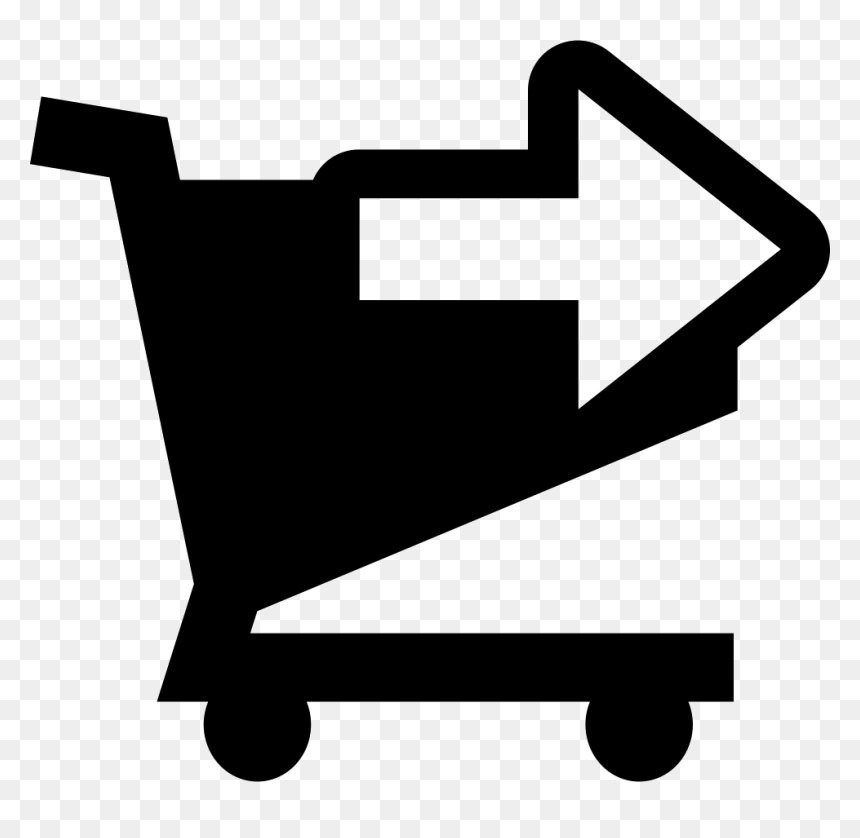 Shopping Cart Right Arrow Button Comments - Simbolo De Comercio Electronico, HD Png Download - carrito de compras png