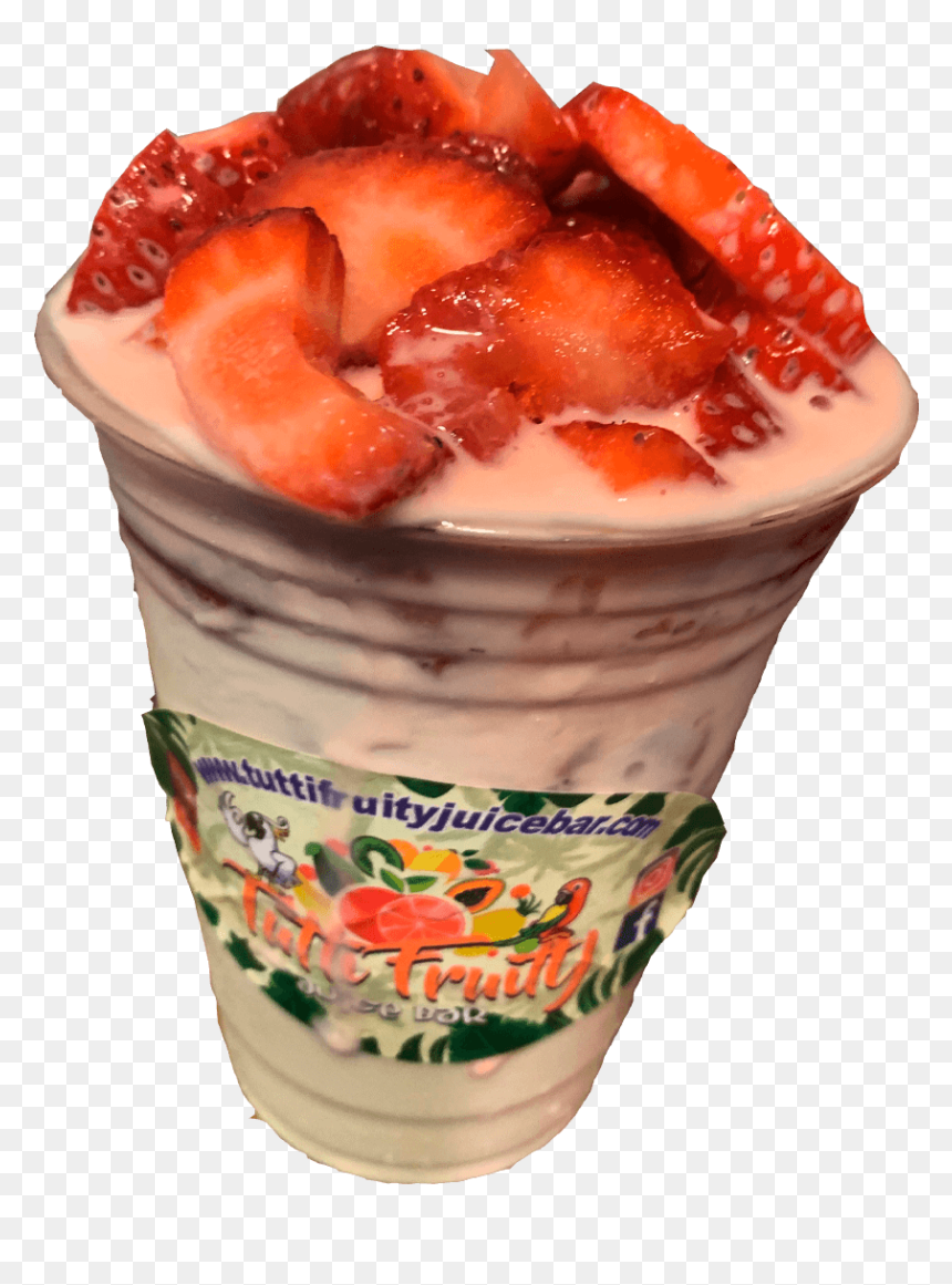 Bionico De Fresas Con Crema - Strawberry, HD Png Download - fresas con crema png
