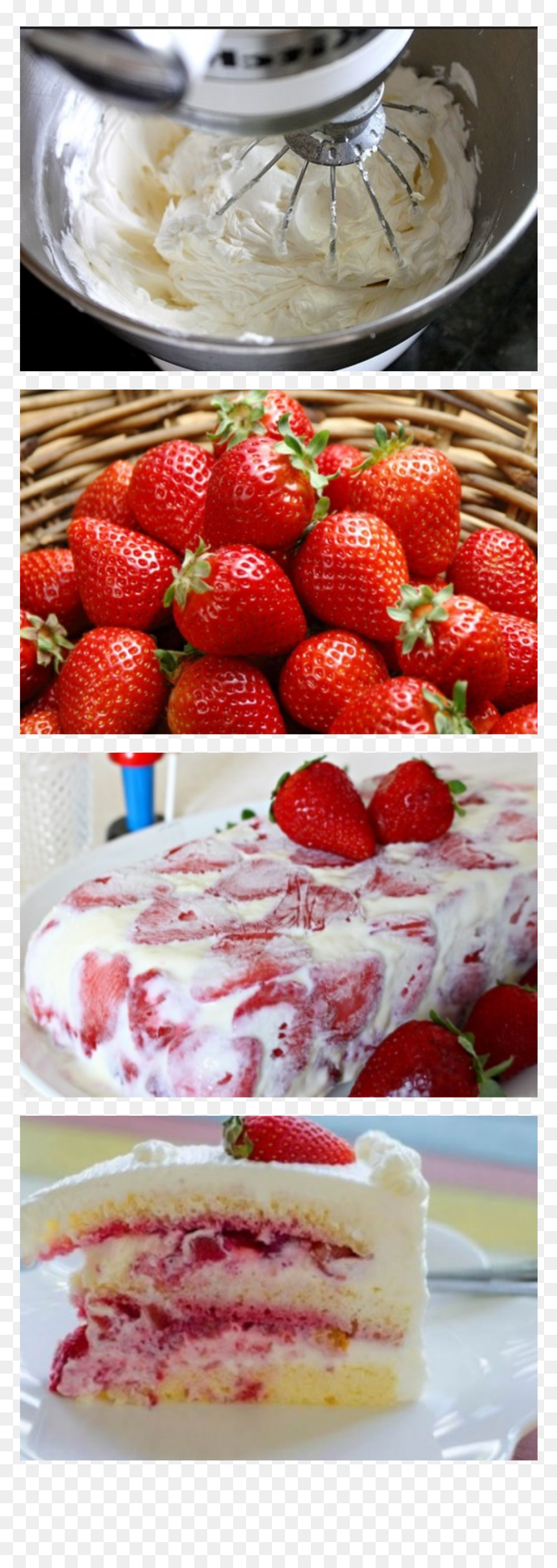 Fruit Cake, HD Png Download - fresas con crema png