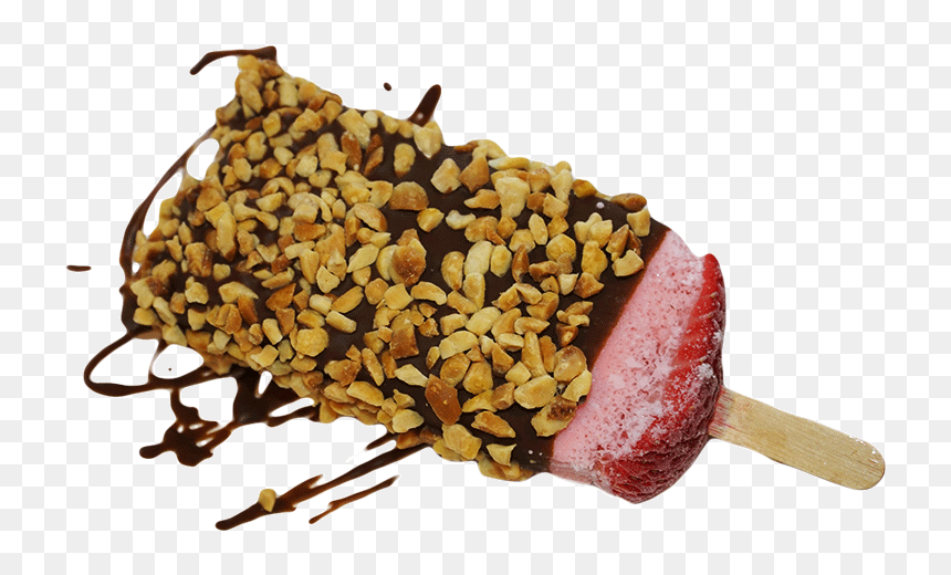 Gelato, HD Png Download - fresas con crema png
