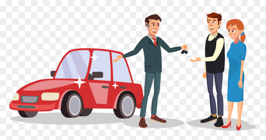 Transparent Cartoon Car Png - Car Dealership Clipart, Png Download - tire vector png