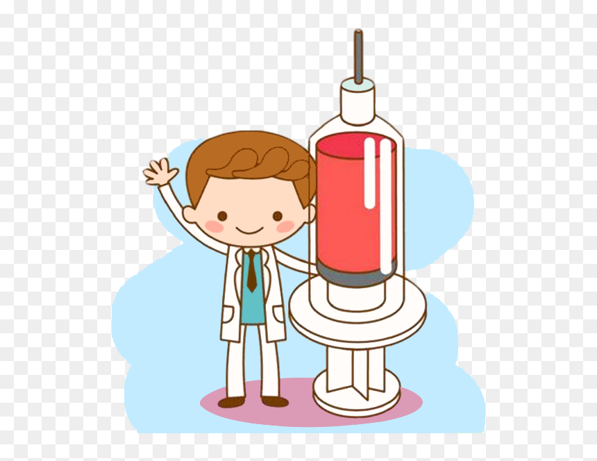 Picture Freeuse Library Cartoon Clip Art - การ ฉีด วัคซีน การ์ตูน, HD Png Download - syringe clipart png