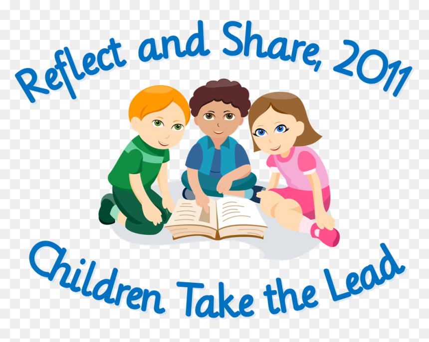 None - Children Reading Books Together, HD Png Download - pregnant woman silhouette png
