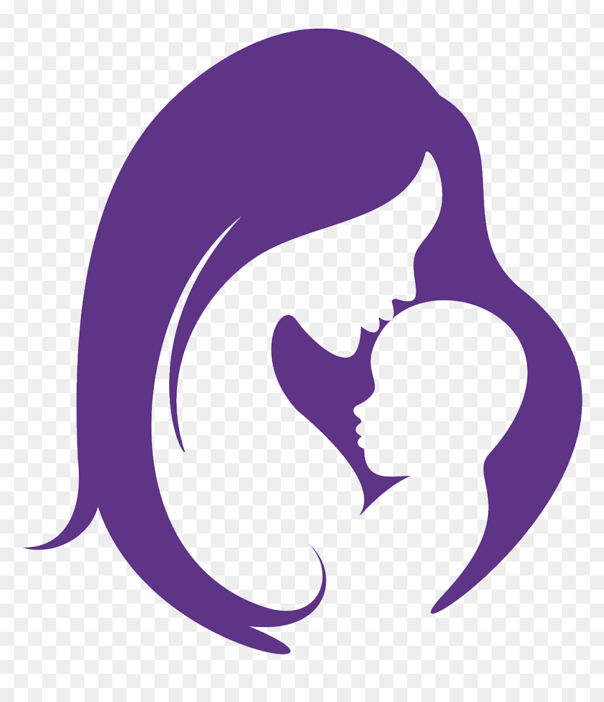 Mother Child Infant Silhouette - St Louis Area Diaper Bank, HD Png Download - mother day png