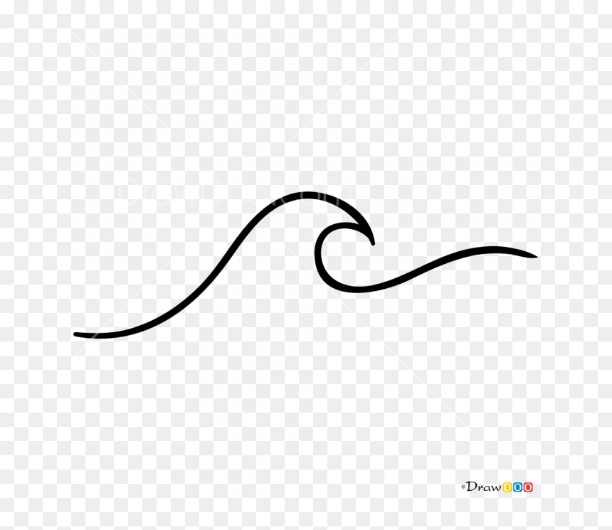 Wave Png Black And White, Transparent Png - wave png vector
