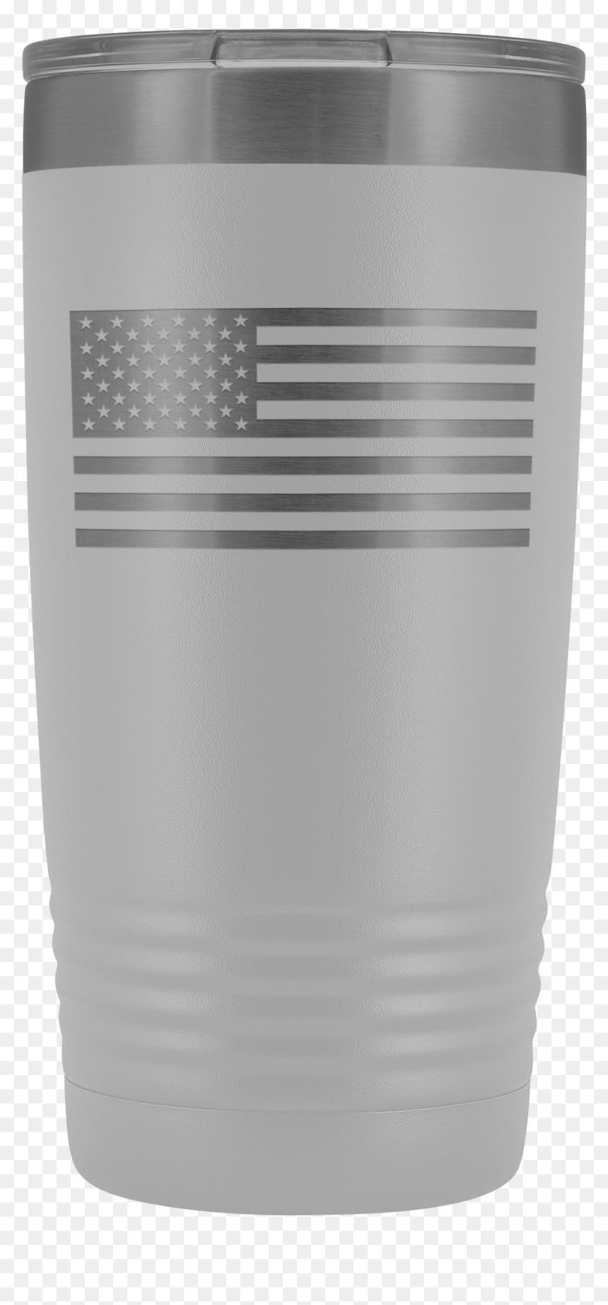 Tumbler, HD Png Download - usa flag black and white png