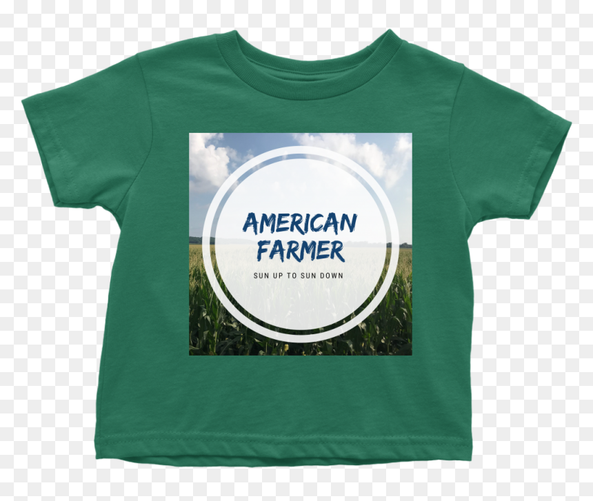 American Corn Field Toddler T Shirt Grass Green - Label, HD Png Download - cornfield png