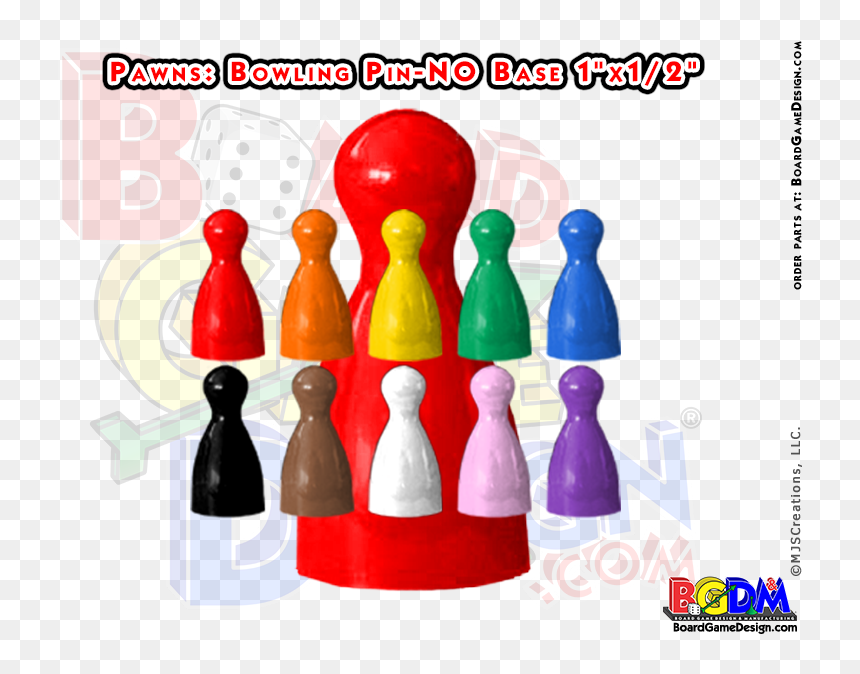 Pawns Bowling Pin No Base - Game, HD Png Download - board pin png