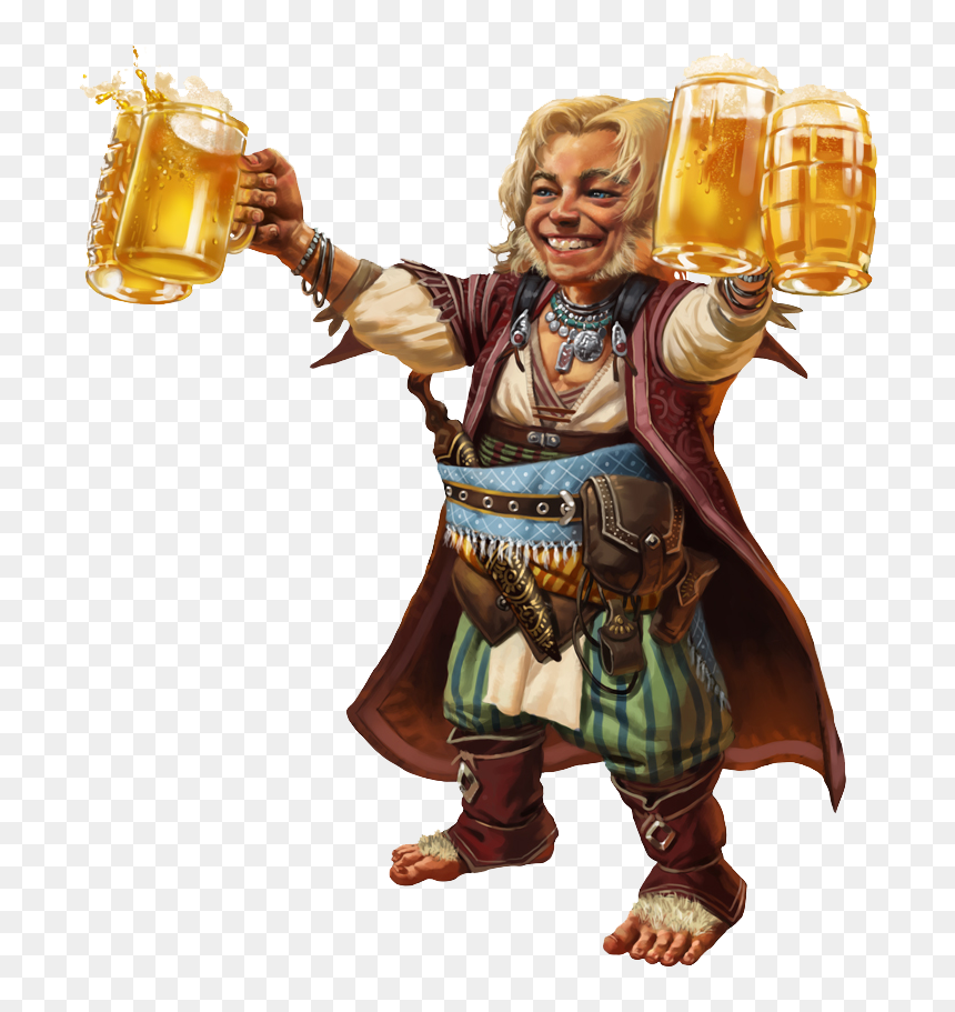 New Drak - Halfling Beer, HD Png Download - halfling png